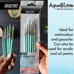 Brustro AquaBloom Artists' Brushes Set of 6